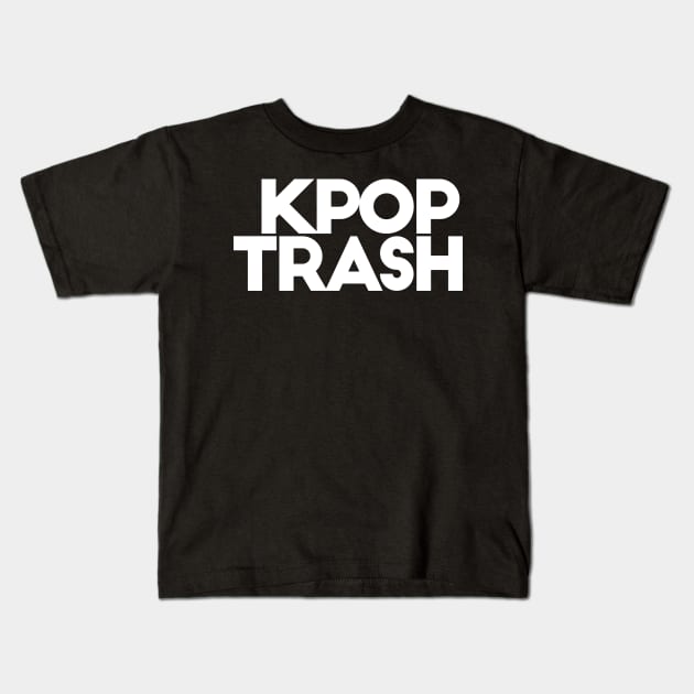 K-Pop Trash Kids T-Shirt by BestKoreaShop